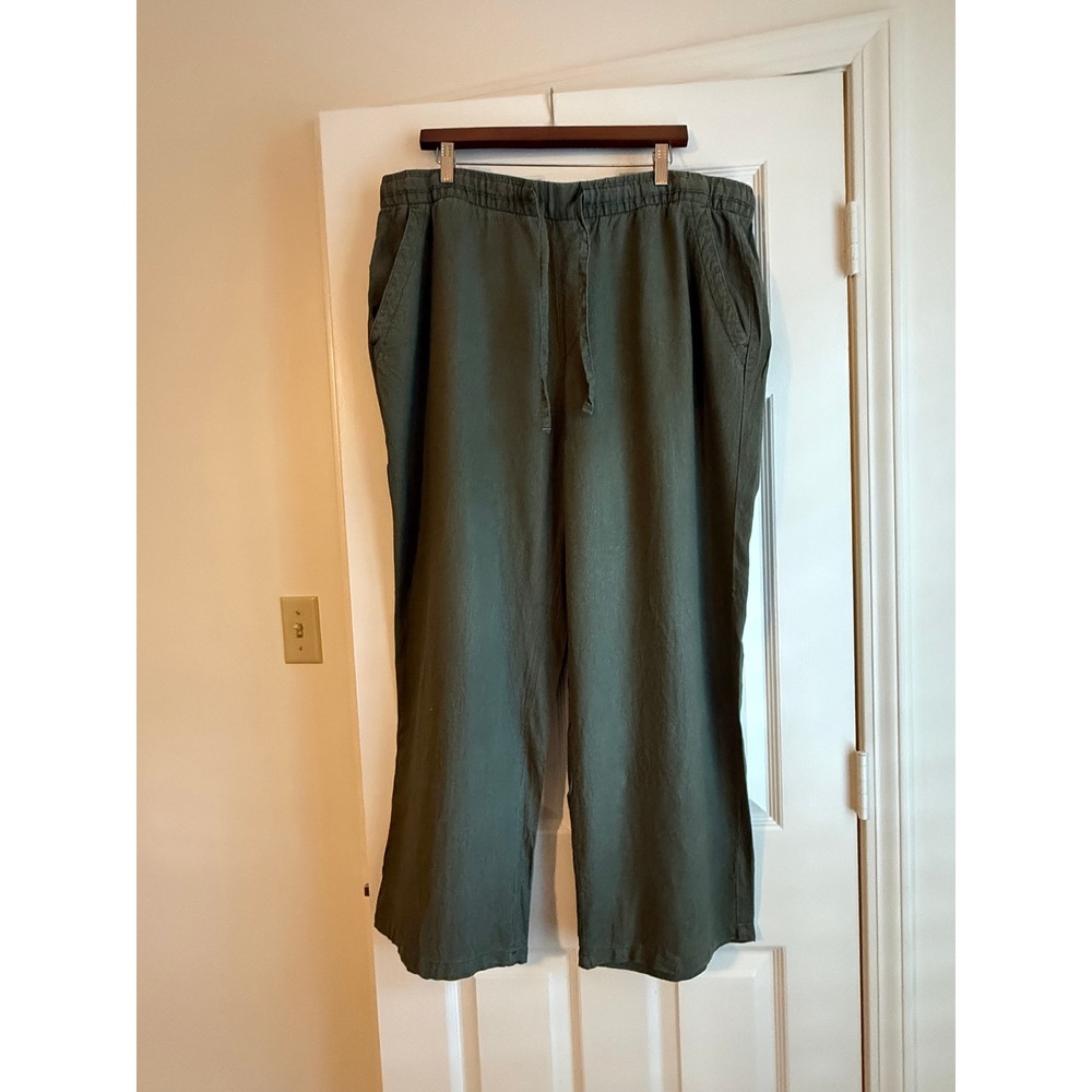 Old Navy Wide Leg Linen Pants Sz XL